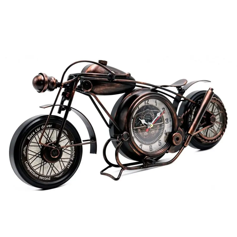 

Металлические настенные часы в виде мотоцикла, декор для стола, бесшумные, на батарейках, идея для подарка, украшение для дома, настенные декорации