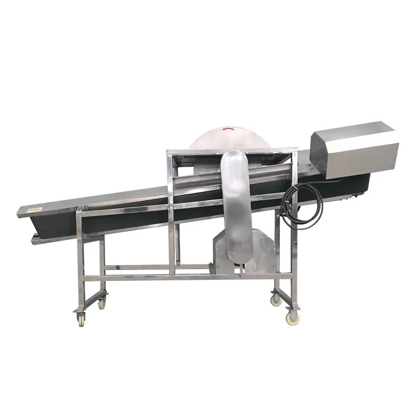High quality and durable, using a variety of semi-overflow kimchi to make kimchi cutting machine view 2