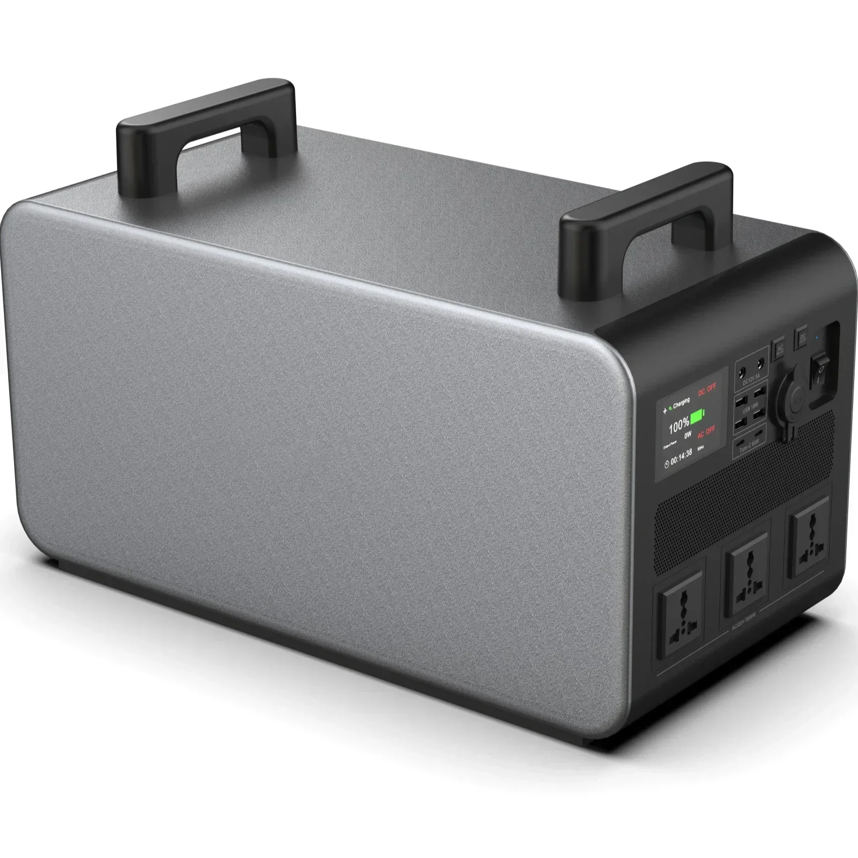 2000W Portable Power Station Outdoor Camping Power Source Emergency Power Supply Lifepo4