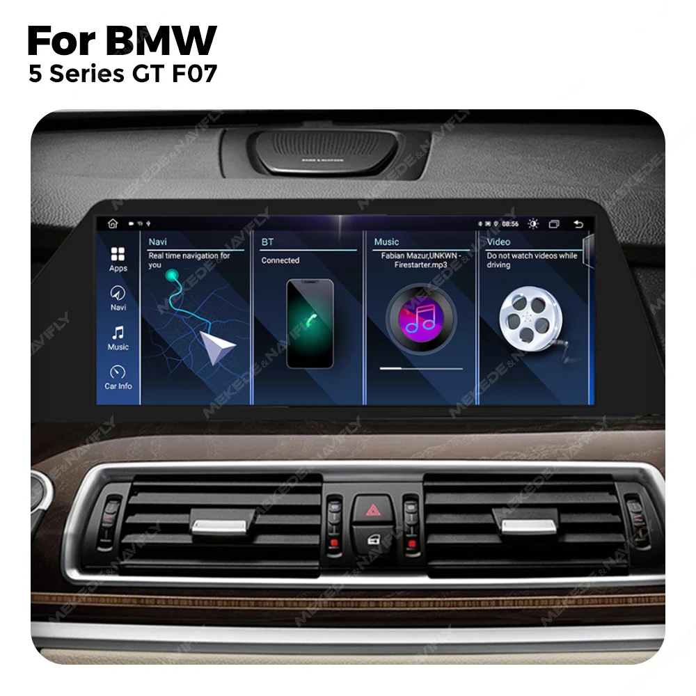 12.3inch Android All in one For BMW 5 Series GT F07 Blade Screen Multimedia Video player Car Radio Wireless Carplay 4G WIFI GPS