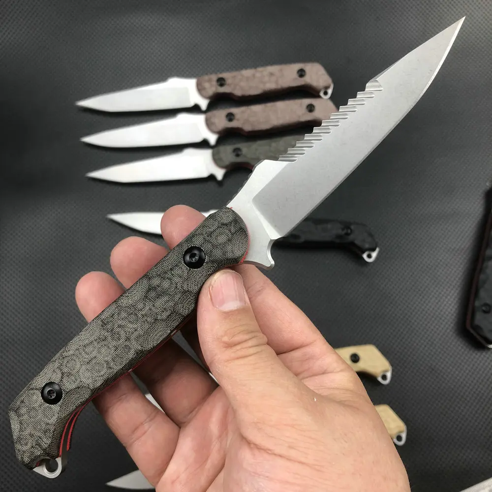 

Тактический нож Trskt Usa, спасательные охотничьи ножи 60Hrc, ножи для выживания и кемпинга D2, инструмент EDC, льняная ручка с Kydex, дропшиппинг