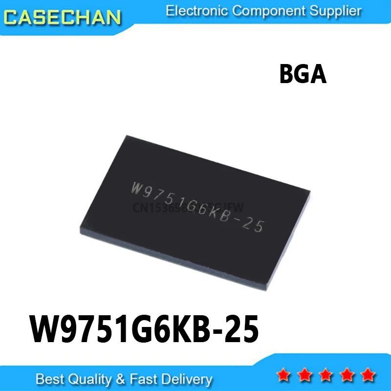 1pcs W9712G6KB-25 W9751G6KB-25 W972GG6KB-25 W9725G6KB-25 W971GG6KB-25 BGA