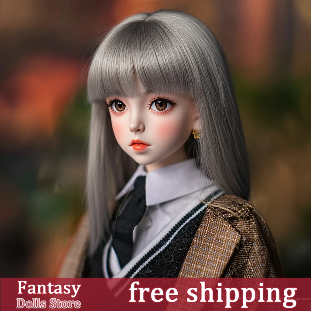 65CM Realistic Figure Doll, Flexible Skeleton Model with Random Hair – Black Friday & Christmas Gift Idea