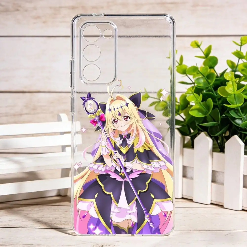 

Moria Luruka Star Detective Precure Phone Case For Samsung Galaxy S24 S25 S23 S22 S21 Plus S24 S25 Transparent Cover Case