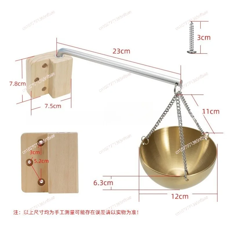 Gold 12CM stainless steel aromatherapy bowl, sauna room essential oil bowl, dry steam room essential oil bowl
