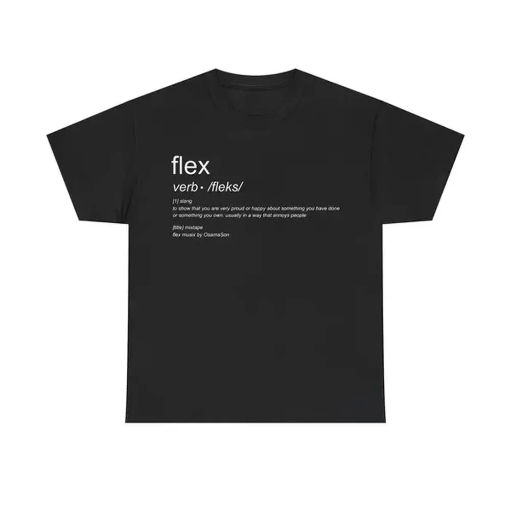 Flex Musix #Osamasonn Tour Tee Flex Music T-Shirt Album Merch Underground Outfit Fans Gift Idea, Streetwear Shirt L3