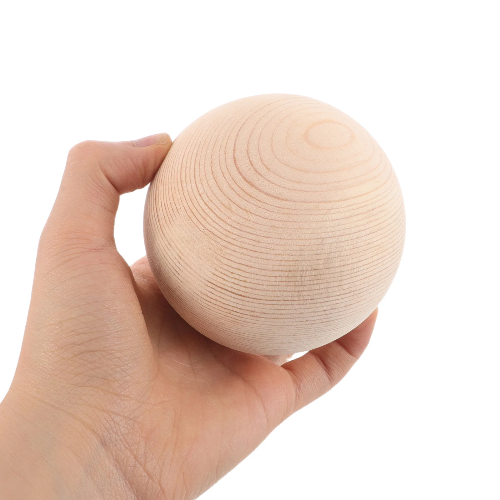 

Craft Hardwood Bead Sphere Unfinished Wood Round Balls for DIY Crafts Column Heads Handrails Headboard Decorations