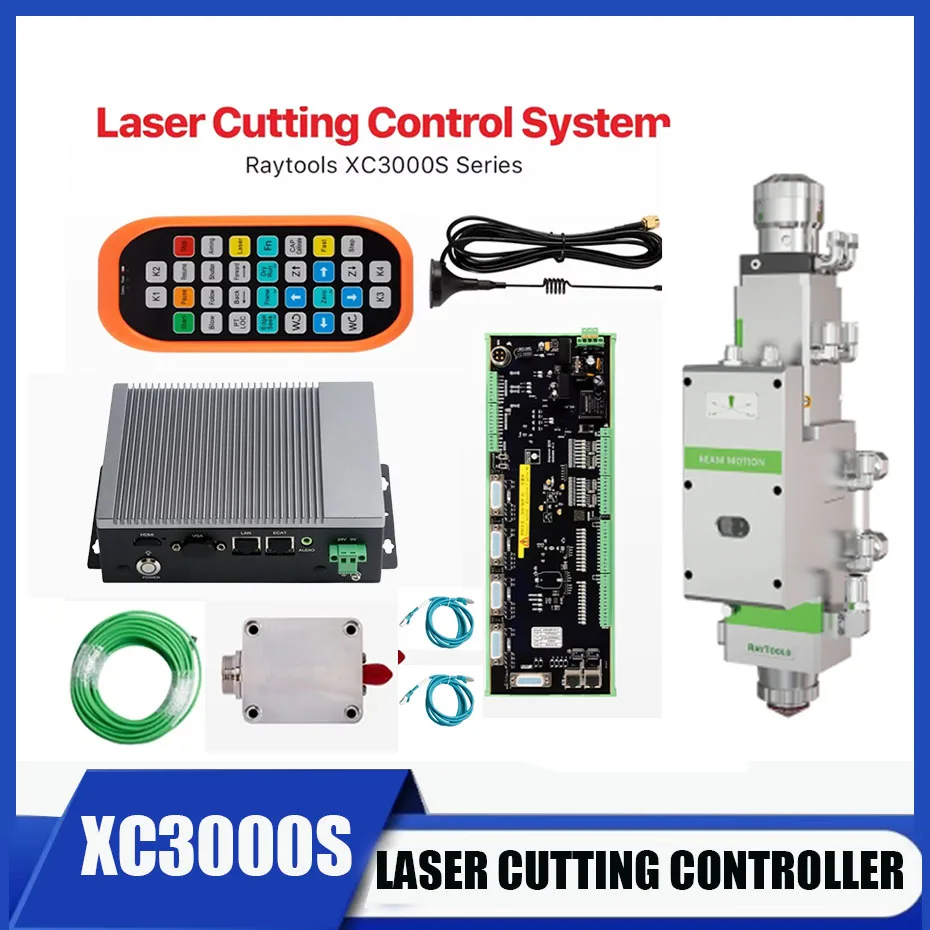 

Система управления лазерной резкой Raytools XC3000S, режущая головка с автоматической фокусировкой BM110 3.3кВт с приводом 220В