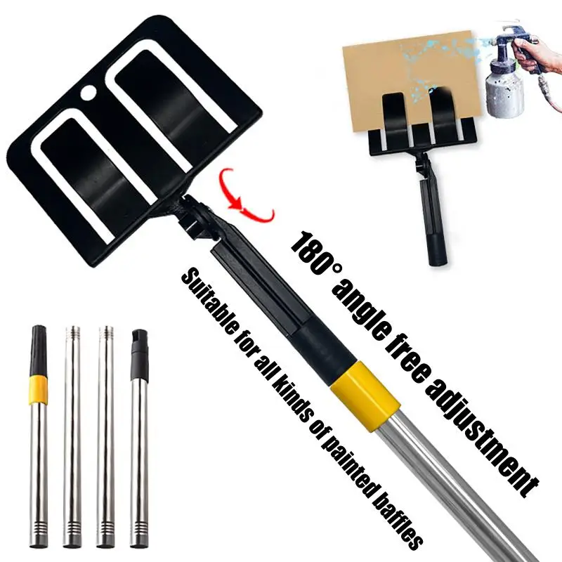 ~1 Set Convenient Angle Sprayer Paint Baffle Clamp Holder Support Stand With Adjustable Positions For DIYer And Professional Us