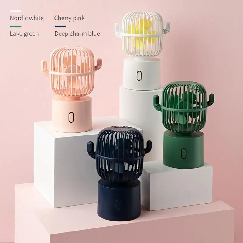 j6pe cactus mini table table table absible 80 درجة التناوب التناوب 3 سرعات للغرفة المنزلية في الهواء الطلق السفر في الهواء الطلق