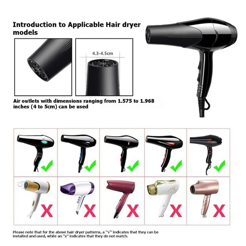 NEW!A61I Adjustable Foldable Universal Silicone Hair Dryer Diffuser Cover For Curls And Blow Drying Electric Hairdressing Dryer
