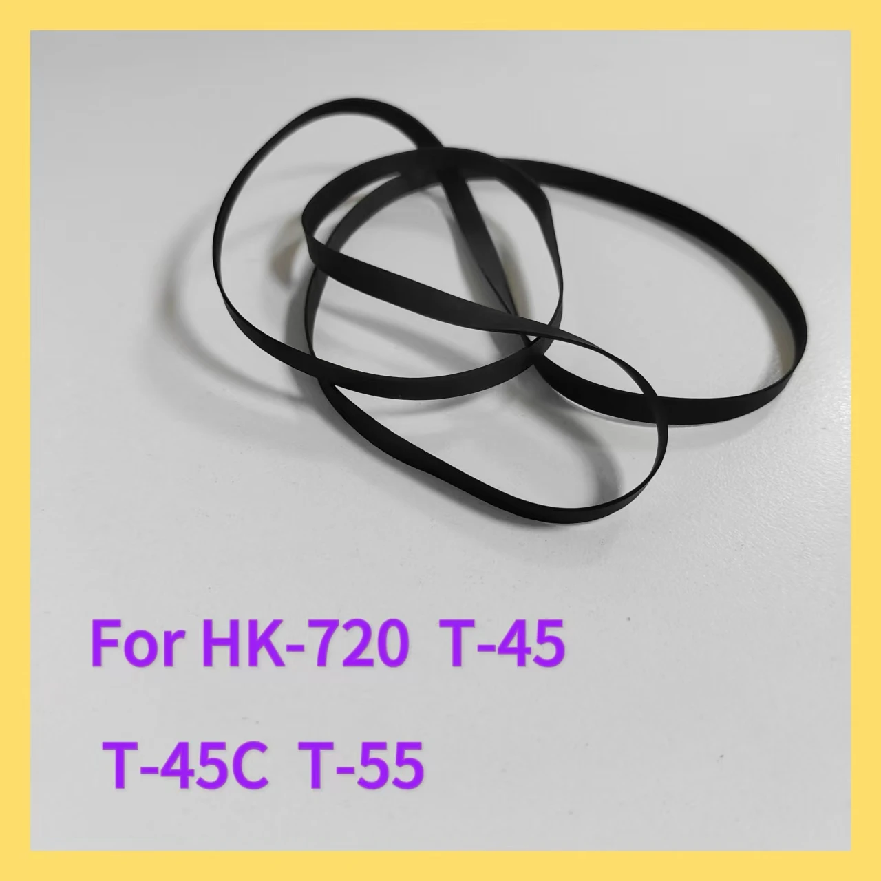 A Belt For HARMAN KARDON HK-720 T-45 T-45C T-55 Turntable Black Belt Replacement