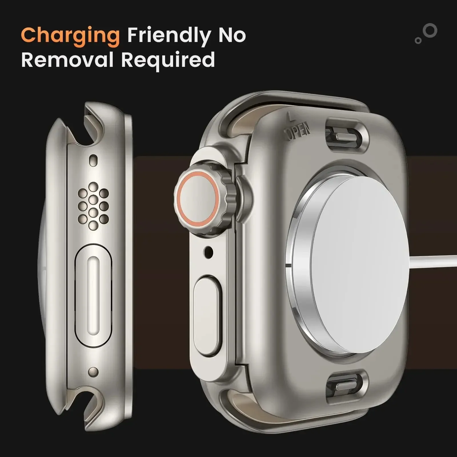 Correa de silicona + funda de cristal para Apple Watch Band 46mm 40 41 44 45 Protector de pantalla cambio a Ultra marco para iWatch 10 9 8 7 6 SE