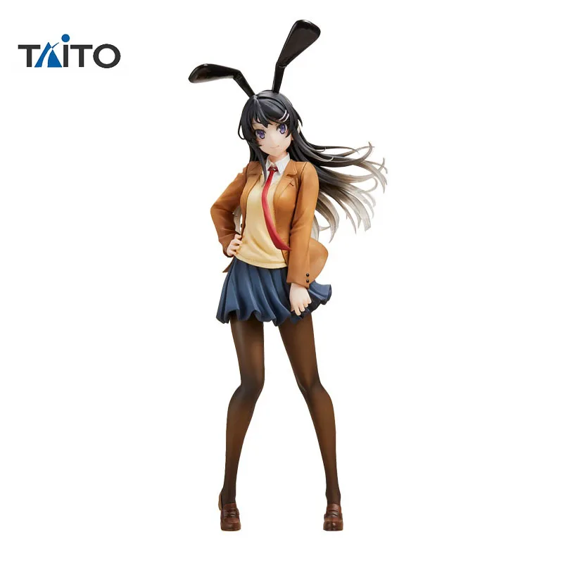 

In Stock Original TAITO Seishun Butajyaku Series Sakurajima Mai Uniform 20Cm Anime Action Figurine Model Toys for Boys Gift