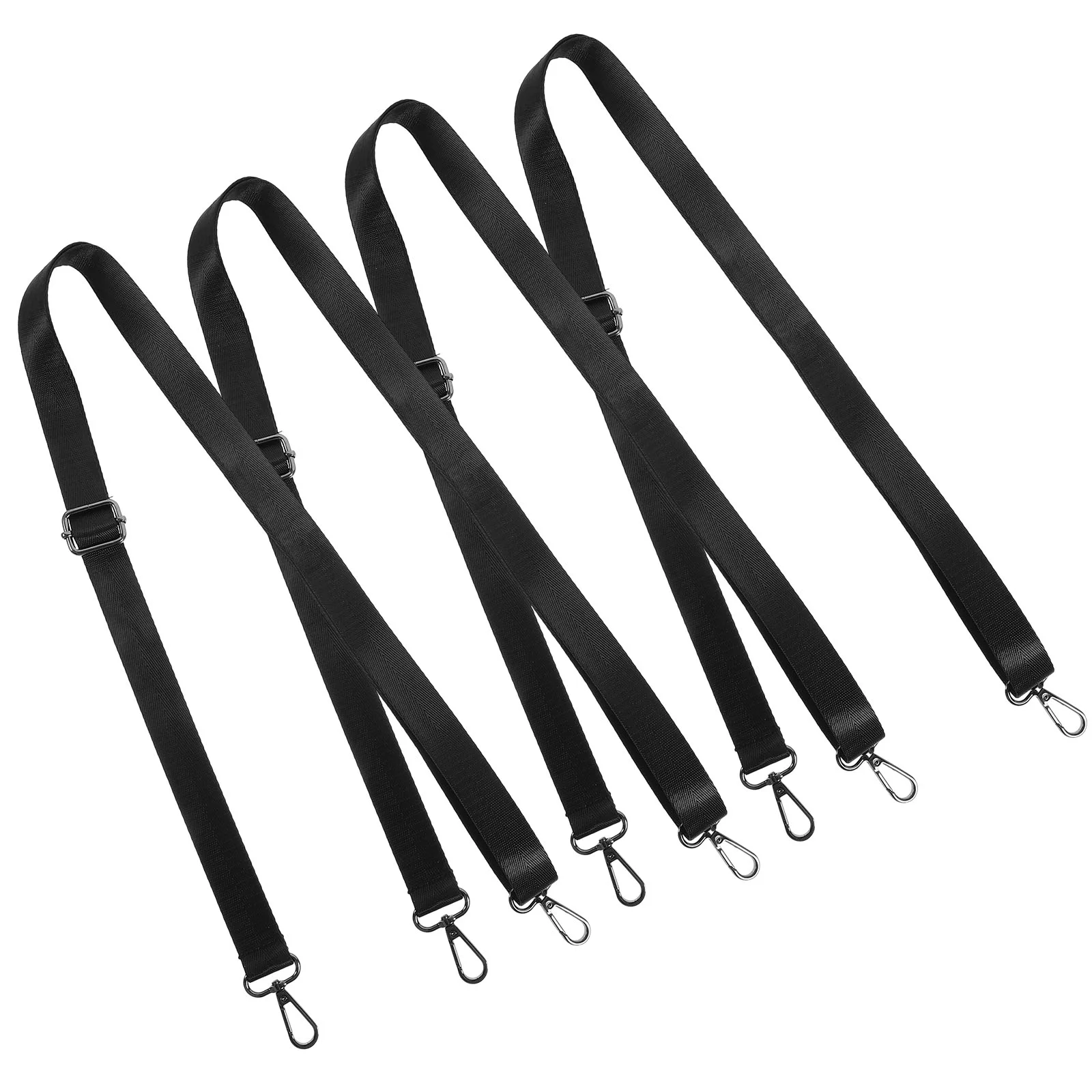 

4 Pcs Adjustable Elastic Horse Blanket Leg Straps Metal Snap Buckles for Nylon Blankets Comfortable Customizable