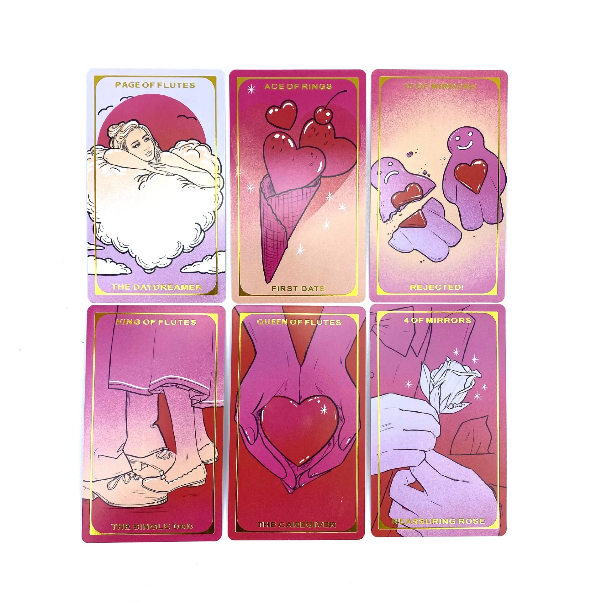 12x7cm The Final Rose Tarot cards Paper Manual card games