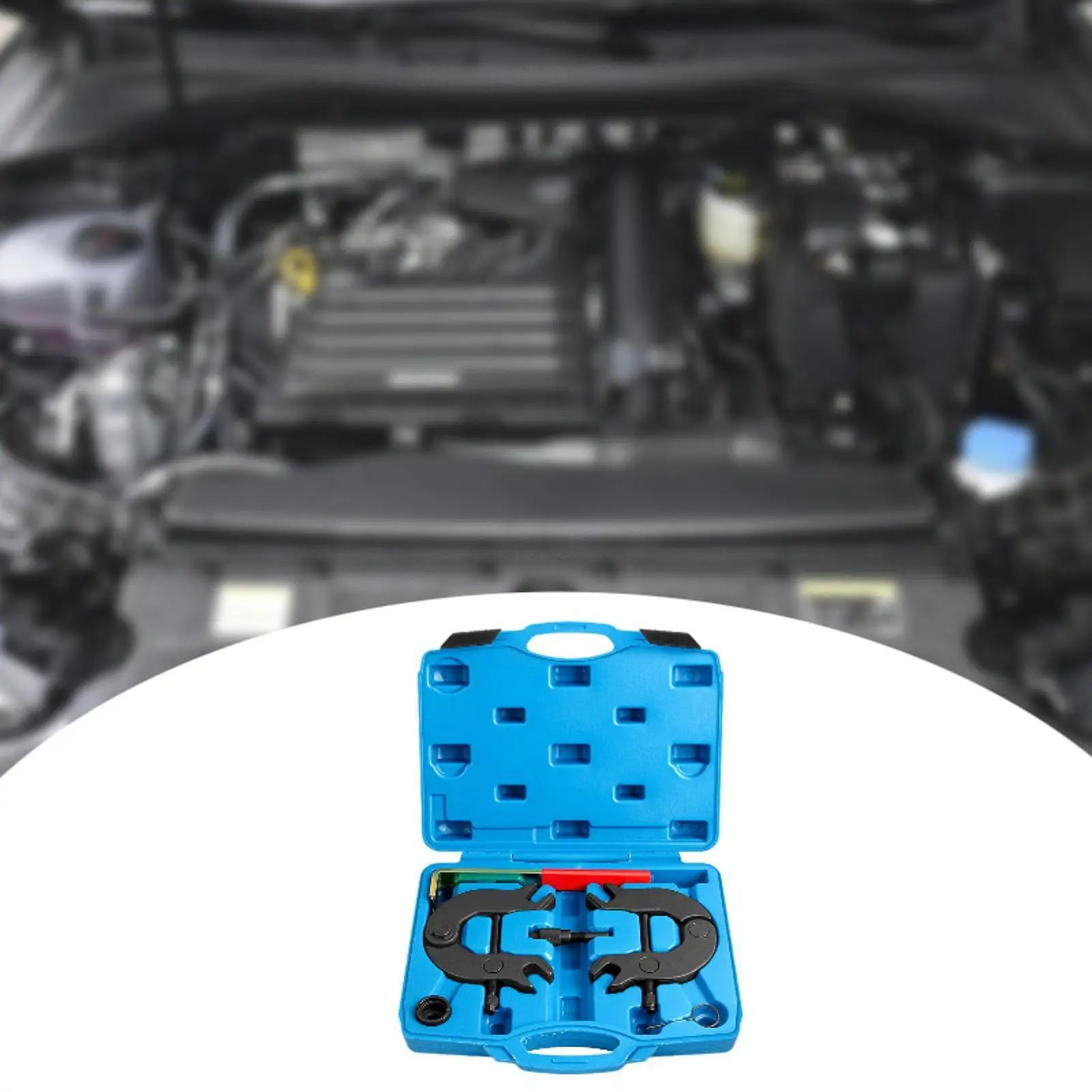 

Портативный набор инструментов для выравнивания распределительного вала двигателя, высокопрочный сплав для обслуживания автомобильной мастерской Audi A4