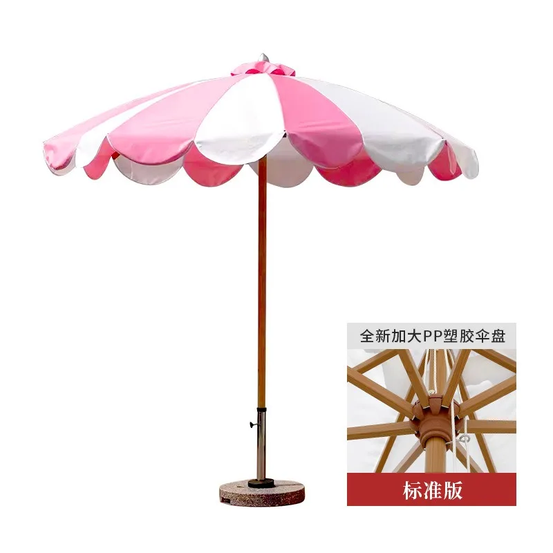 Freizeitschirm im Innenhof