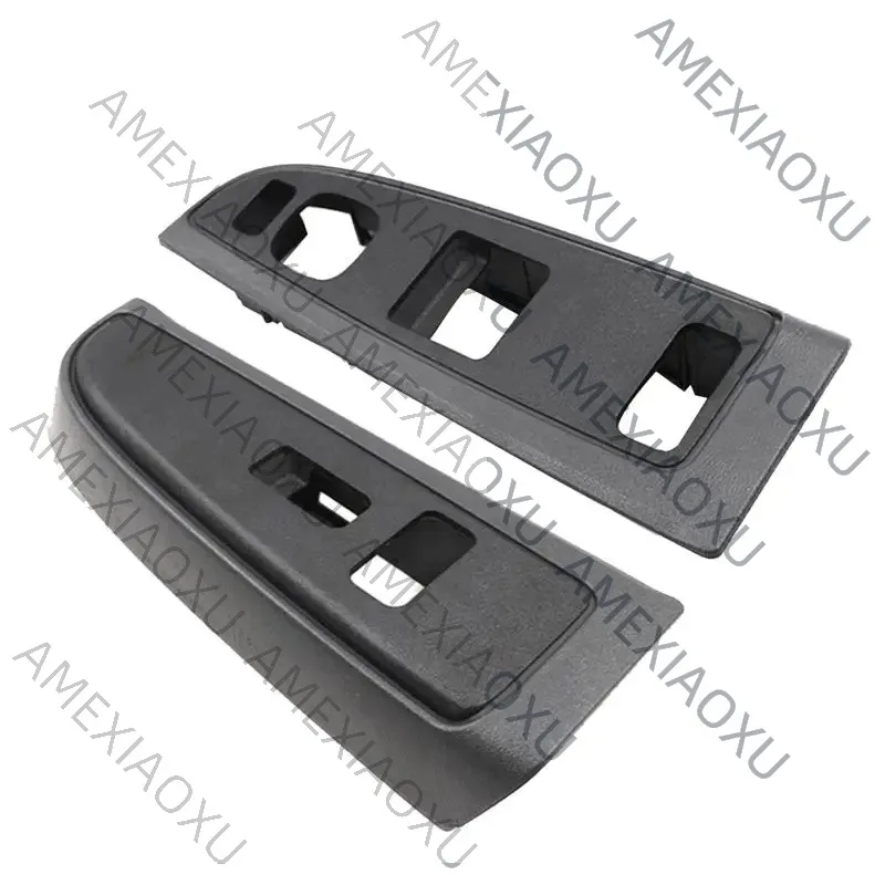 AMEXIAOXU  1Pair 89045120 89045124 Front Left Right Window Switch Bezel Button Cover For Chevy Silverado GMC Sierra Cadillac 04-