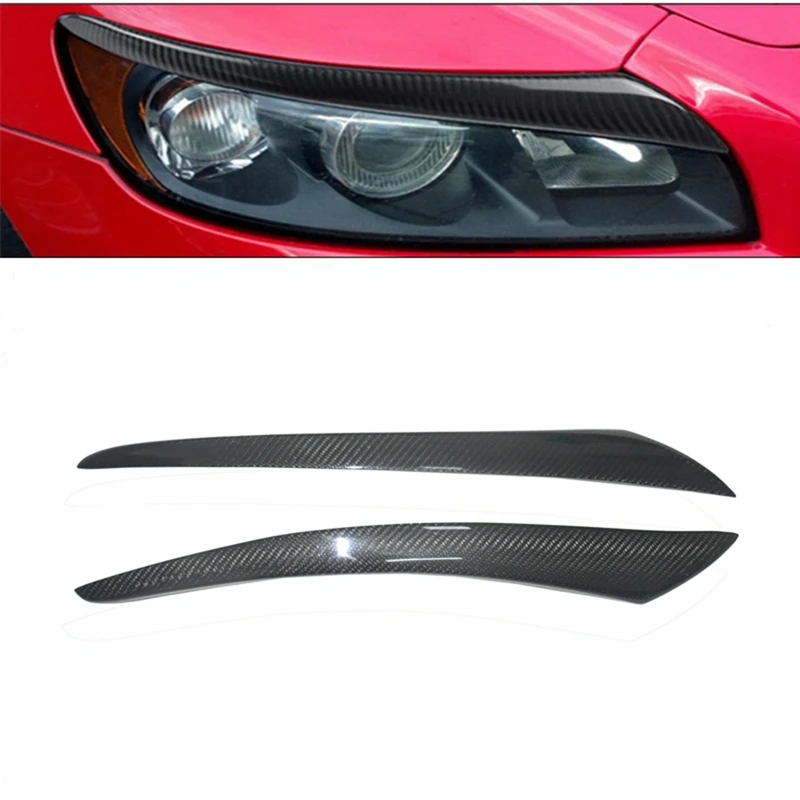 

Car Front Bumper Headlight Eyelid Eyebrow Lamp Trim For Volvo S40 V50 2004-2012 Parts