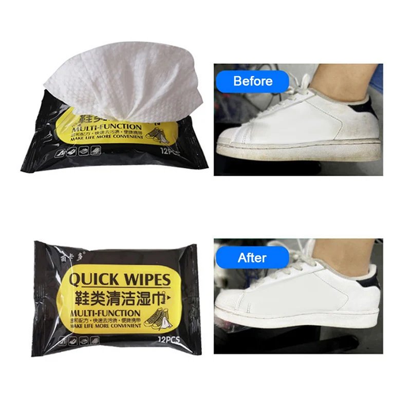 Salviette per scarpe usa e getta strumenti per la pulizia scarpe per la cura utili salviette pulite per lo scrub rapido