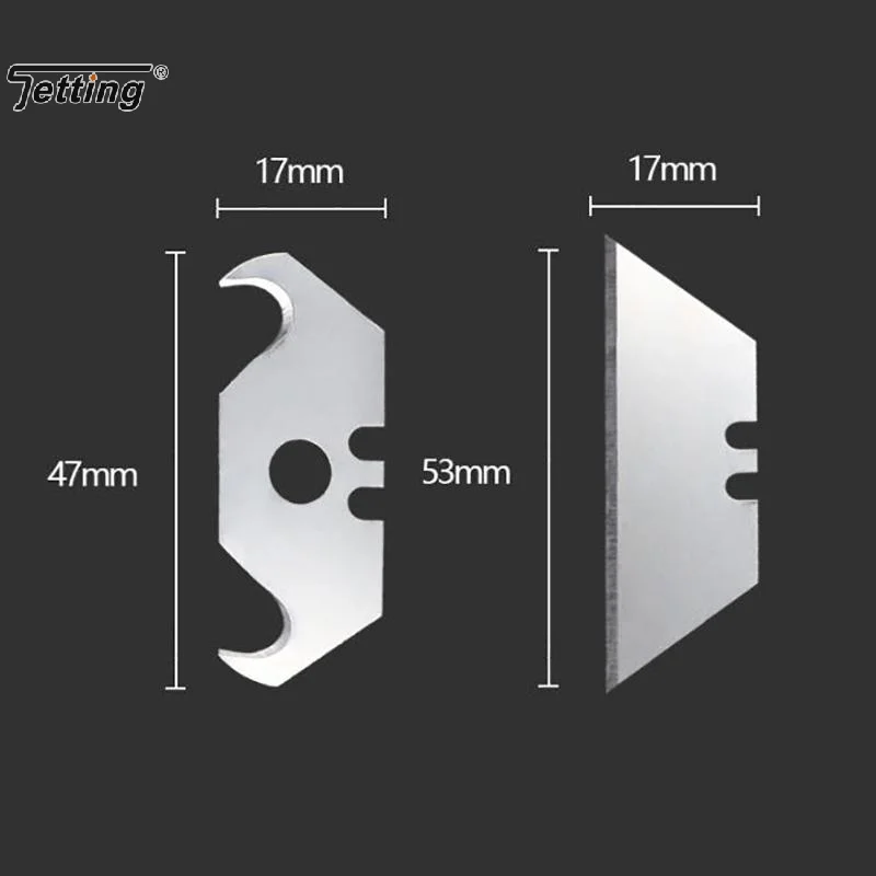 10pcs Steel Utility Knife Replacement Blades With Sharp Edge And Durable Build Perfect For DIY Crafting Wallpaper Cutting Home