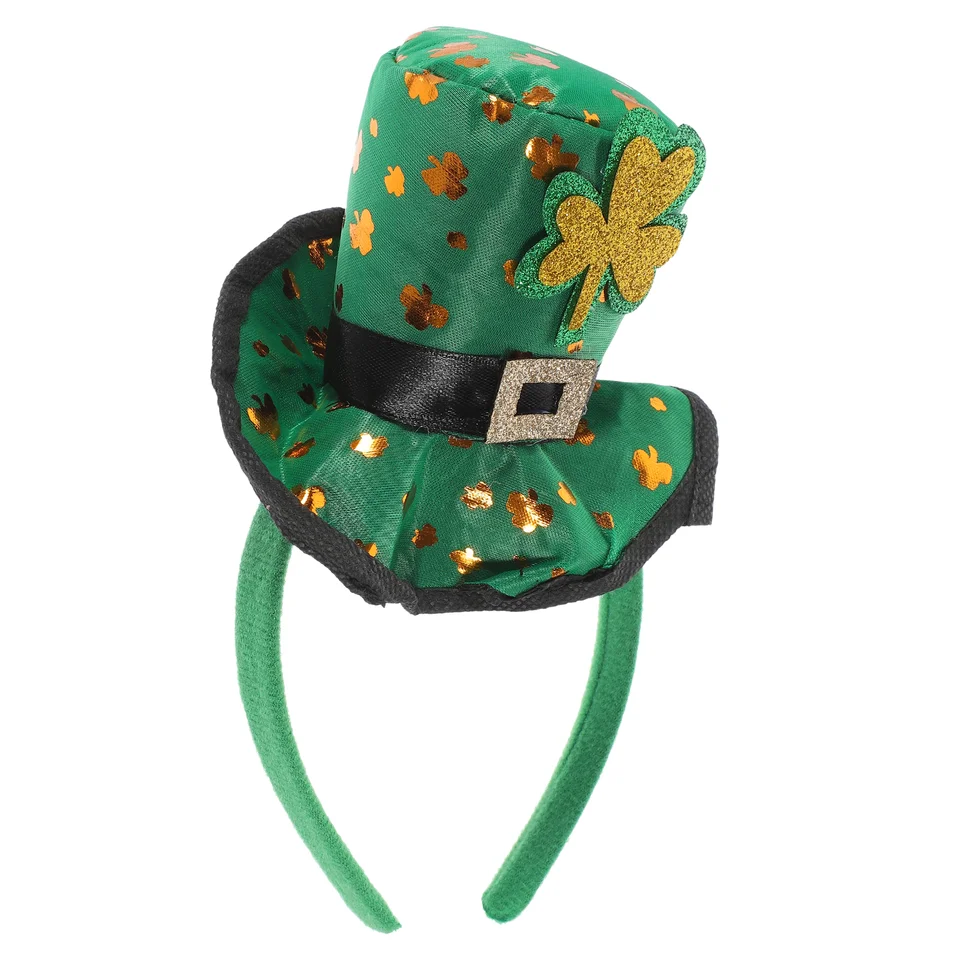 Fasce Per Capelli Donna Per San Patrizio – Cerchietti Con Rosa E Trifoglio, Accessori Leggeri E Comodi Per Festival Irlandesi, Cosplay E Feste, Multicolore, Set Da 2