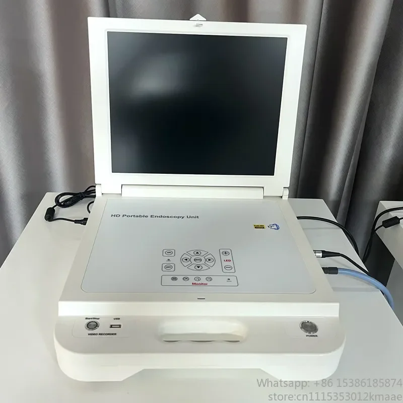 17" Portable ENT Endoscopy System with LED Light Source Full HD Otolaryngology Endoscope Camera