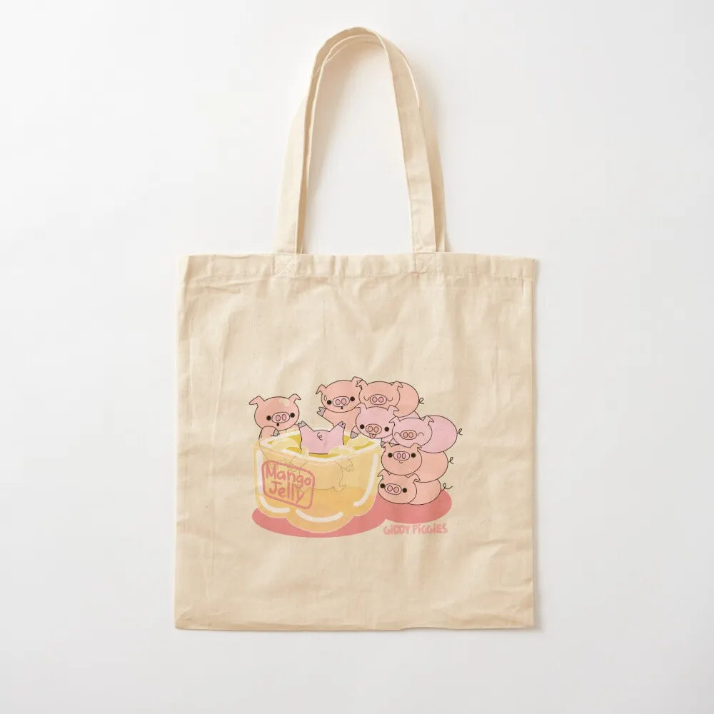 

The Giddy Piggies Eat Mango Jelly Tote Bag Women's bags university shopper bag Women's shopper