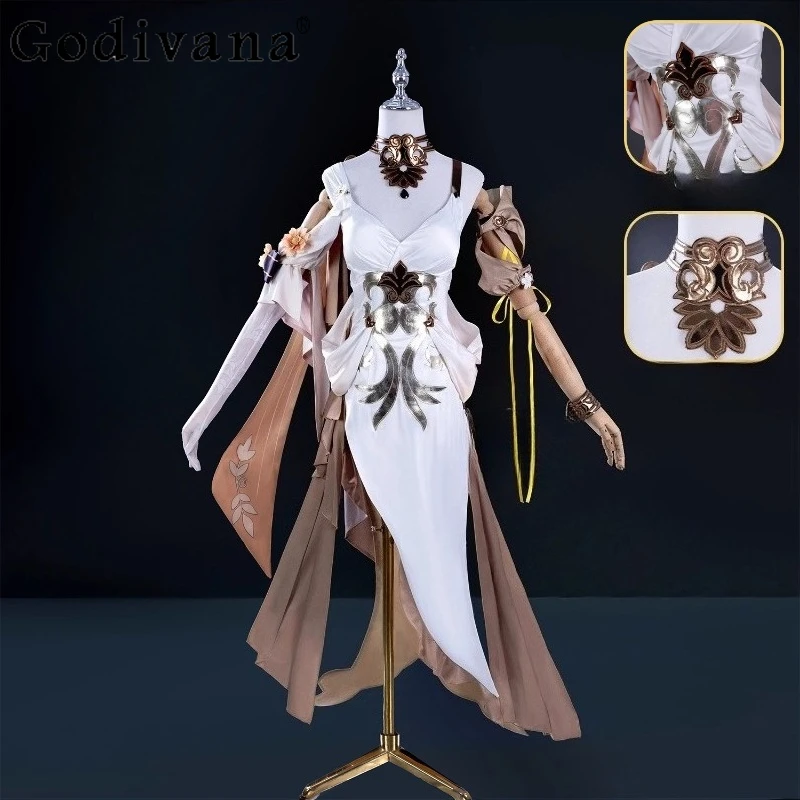 

Game Halloween Party Outfits Women Honkai Star Rail Aglaea Cosplay Costume Set Adult Carnival Uniform Masquerade Fancy Dress