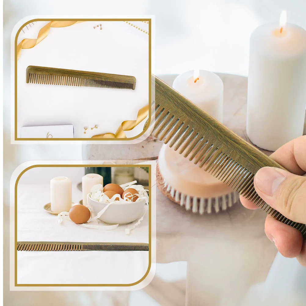 

Wooden Hair Comb Natural Detangling Smooth Anti-Static Portable Travel Lightweight Scalp Massaging Hairdressing Tool