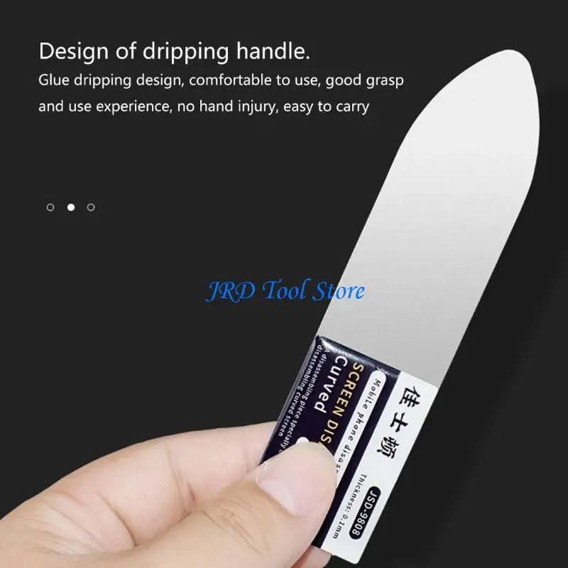 A2UD TELEFONE MOLELY CURNDO LCD SLACHGER Spudger Ultra-Frexible Flexible Pry Card Ferramentas Desmontagem Aço Metal Aço