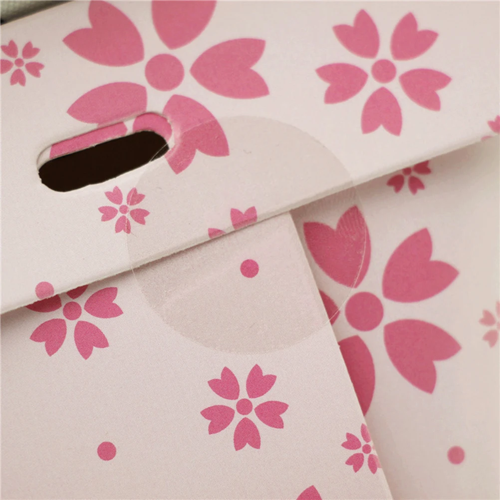 

540 Pcs Transparent Sealer Mailing Tabs Clear Sealing Tickers Envelope Stickers