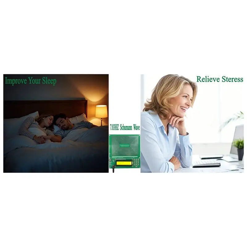 B03B-Earth' S Electromagnetic Field Resonance Generator 7.83Hz Schumann Wave 0.01-100000 Hz Sleep Aid Meditation Yoga Enhancer