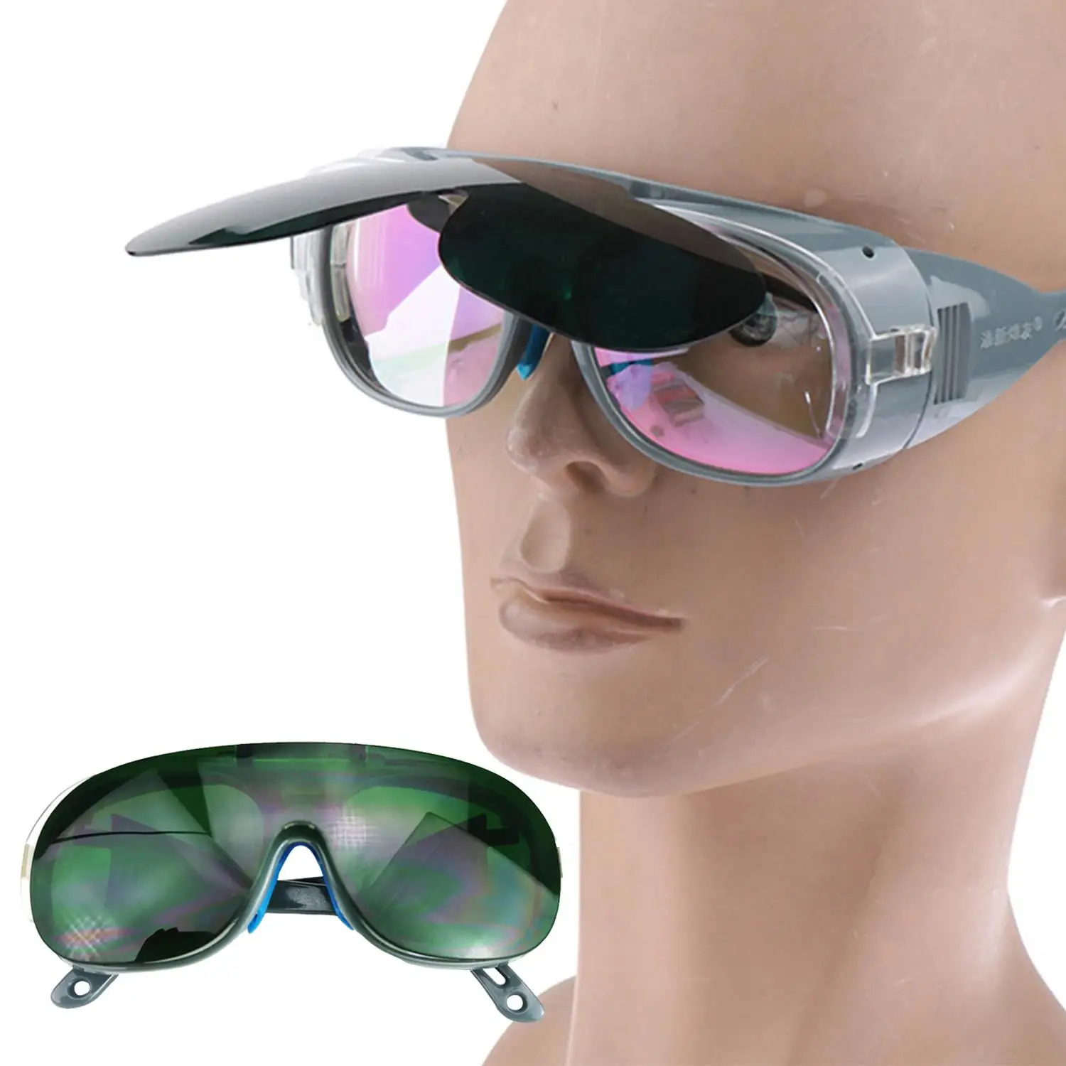 Gazowe okulary ochronne do spawania łukiem argonowym Antyodblaskowe okulary ochronne do polerowania Sprzęt ochronny do spawania Gogle spawalnicze