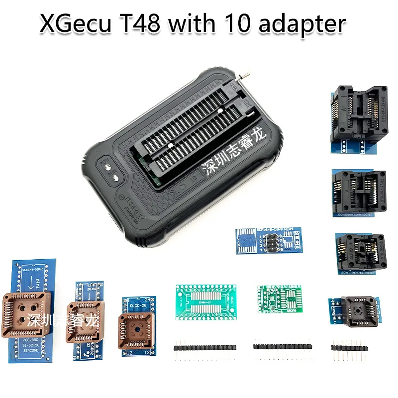 

T48 TL866II Upgraded Universal Programmer, Notebook Car main board EC Bios + 10 accessories