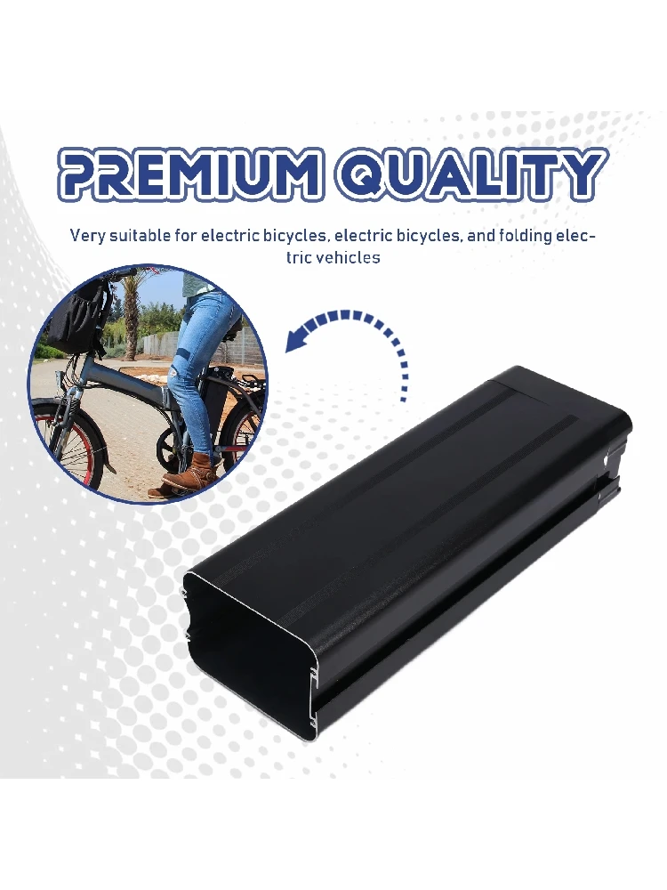 AliExpress NONE ABKM Electric E Bike Bicycle 18650 Battery Box Case Cover 48V Empty Silver Fish Ebike Aluminum Housing Accessories