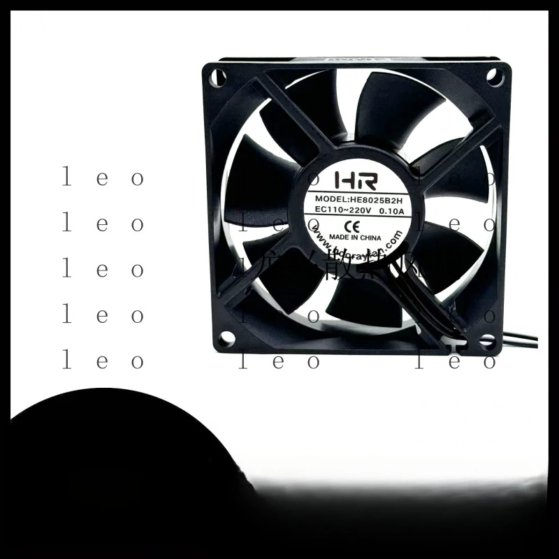 HE8025B2H small high-volume fan AC110-220V 8cm dual ball bearing dual voltage cooling fan