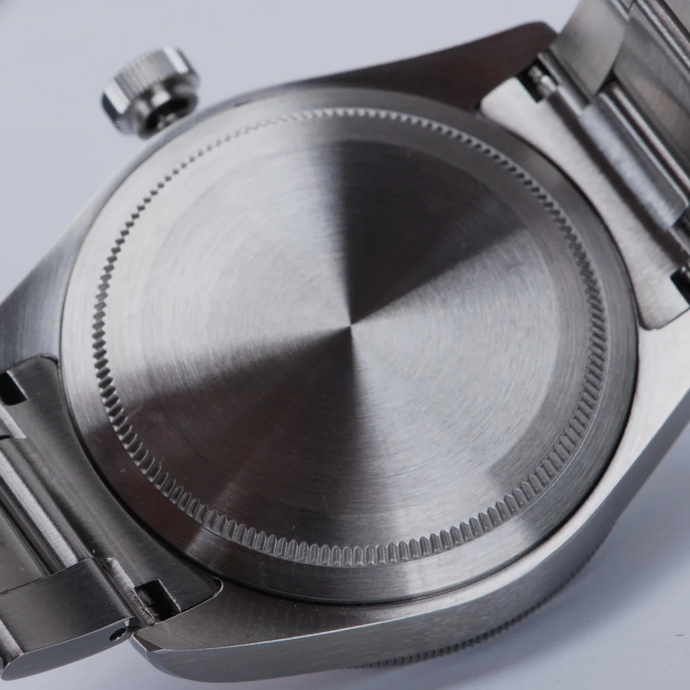 ساعة أوتوماتيكية للرجال من HEIMDALLR 42.3 ملم بتوقيت جرينتش ساعة يد ميكانيكية 20ATM مقاومة للماء غواص مضيئة ثنائية الاتجاه دوران الحافة NH34