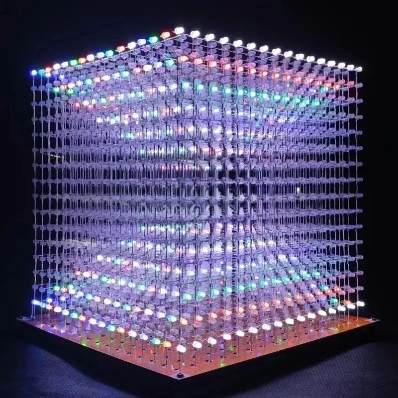 3 D16mini Light Cube Kit 16x16x16 Electronic DIY Production Parts Support Custom Animation