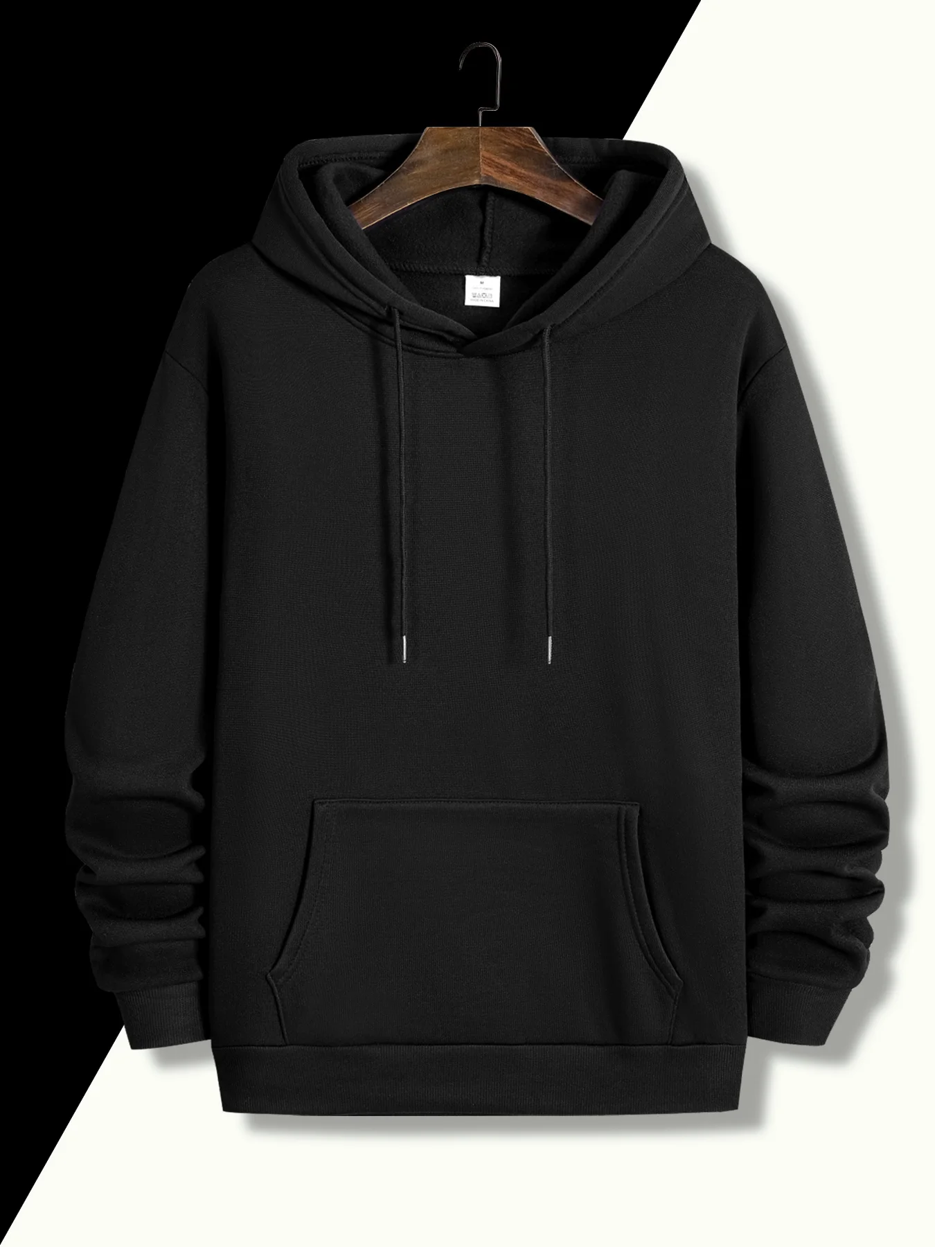 Mens' Religious Cross Hoodie Hip Hop Sports Streetwear Jesus My God King Lord Savior Cross Graphic Casual Fleece Pullover Tops