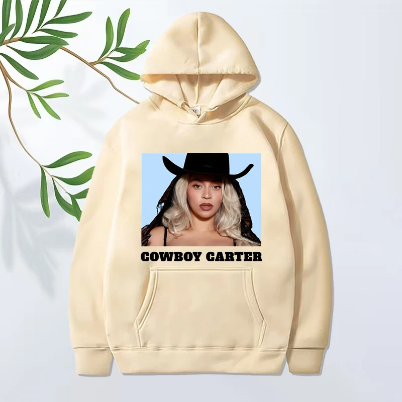 Beyoncé Cowboy Carter classic fashion hoodie 2025 men ’s women vintage Long sleeve Sweatshirt with print oversized hoodie unisex
