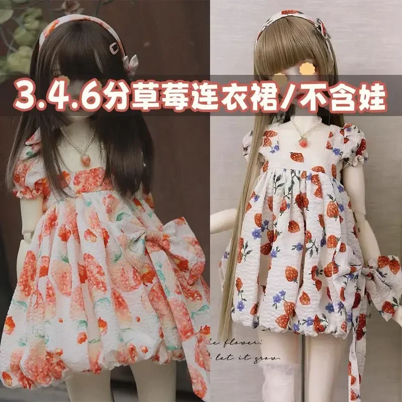 New 30/45/60cm Doll Clothes for 1/6 1/4 1/3 Bjd Doll Princess Dress Casual Clothing Diy Girl Toys Birthday Gift Doll Accessories