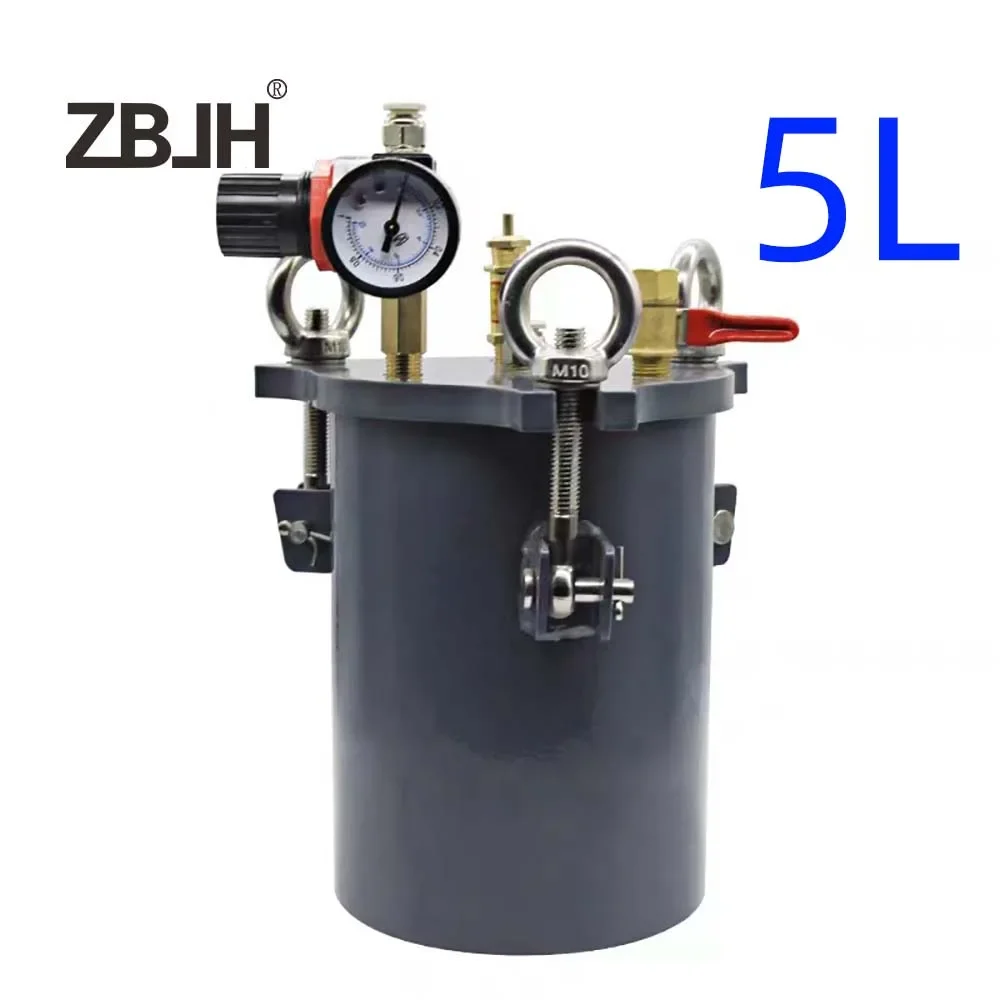 5L glue dispensing pressure tank carbon steel barrel