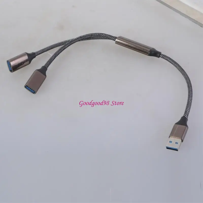 Fast Speed USB3.0 Y Splitter Hub Cable for Efficient Device Charging and Data Sync on Computers and Gaming Consoles 