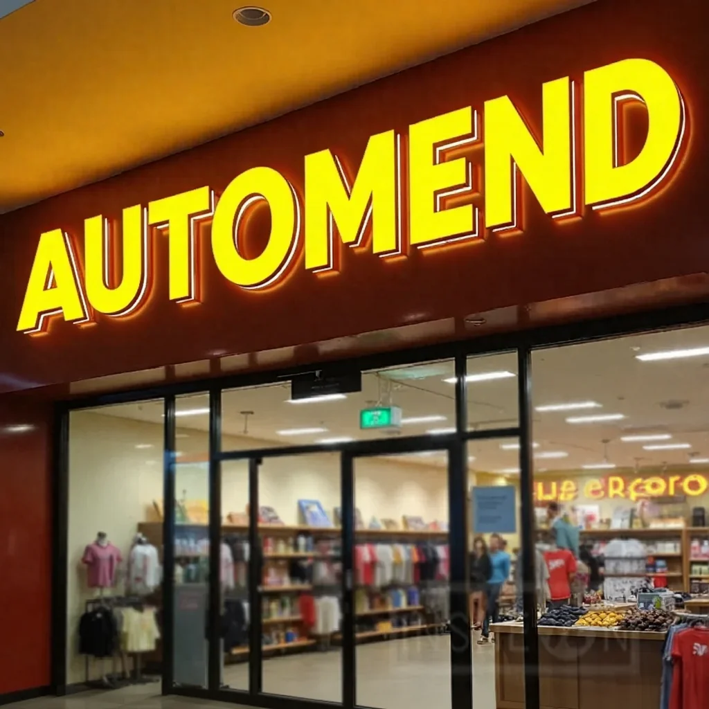 Custom Led Light Sign Letters Signage Business Wall Shop Behind Acrylic English Decorative Signboard Letter Luminous Neon Logo