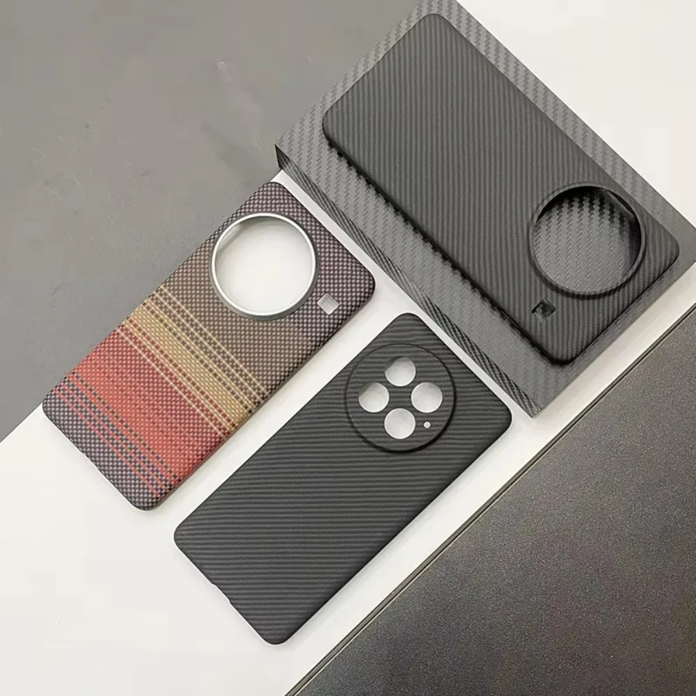 Carbon Fiber Case for OnePlus 13 Sunset Moonrise Aramid Fiber Magnetic Floating Fabric Ultra-thin Protective Mobile Phone Cover