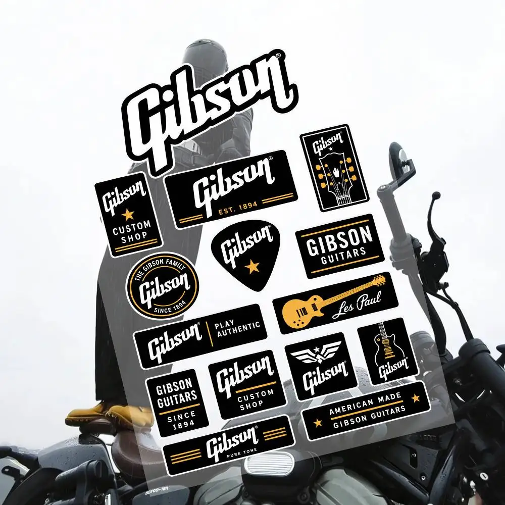Gibs-on- Cool Graphic Stickers Set Waterproof Vinyl Decals For Motorcycle Helmet Car Laptop Skateboard Luggage Phone Case