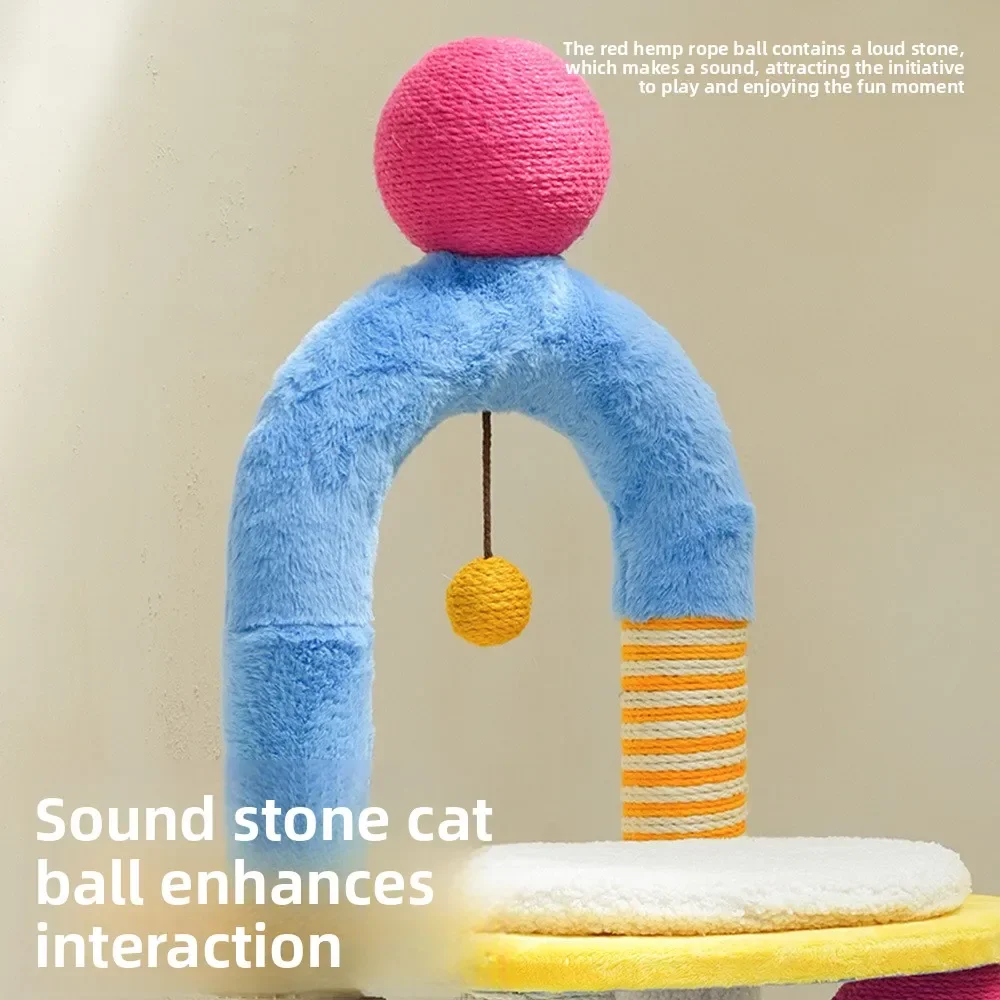 Bubu chair multi-functional cat climbing frame scratching board cat nest integrated claw grinding cat toy small jumping platform