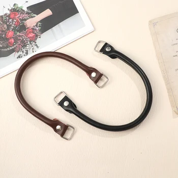 1Pc Lederen Tas Handvat Diy Vervanging Handtas Handtas Handtas Tas Riem Korte Pu Tas Riem Crossbody Shouder Tas Band Accessoires